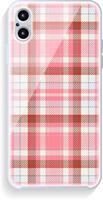 Smartphone cover design mockup. Template geometric pattern for mobile phone back part. Flat design. vector