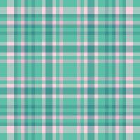 Mix seamless tartan, october background plaid texture. Bedroom textile fabric pattern check in teal and light colors. vector