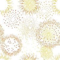 Firework droplets splash dot seamless pattern. Swirl floral petal texture. Water-drop spot texture. Ornamental wave background. vector