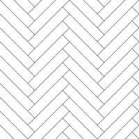 Parquet - rectangles herringbone pattern, black and white seamless repeatable pattern texture background vector