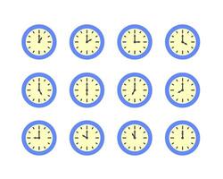 Summer clock icon design with passion fruit. Collection of fruit icons of time. vector
