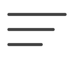 Hamburger menu icon, buttons for website, UI navigation, mobile app, presentation. design elements and user Interface icons. vector