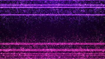 Abstract elegant particles of light and glitter. Flying luminous beautiful dots creating bokeh. seamless loop video