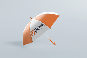 Editable Opened Umbrella Mockup Isolated With Transparent Background Template To Showcase Product psd