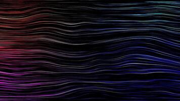 Abstract artistic soft curved lines moving against a gradient background. wave stripes video