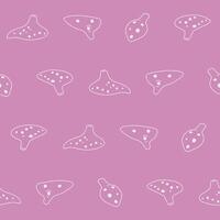Outline Collection of Ocarina Seamless Pattern illustration for Print, Wallpaper, Decoration. vector