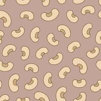 Bunch of Soybean Seamless Pattern illustration Design vector