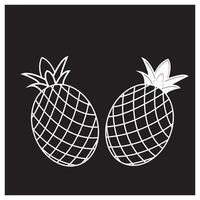 pineapple icon design vector