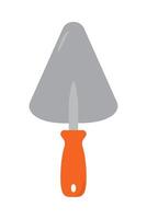 A trowel with a handle and a handle on it vector