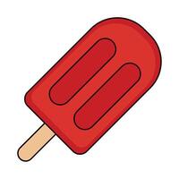 Ice cream popsicle icon illustration design vector