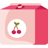 A box with cherries on it png
