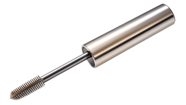 metálico Cílio escova com suporte, cortar Fora transparente png