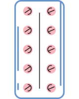 A pill with four pills in it png