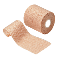 Medical wrap in a roll ready for use in healthcare, cut out transparent png
