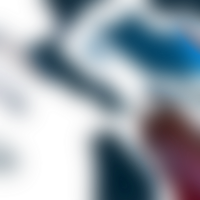 The blending of shapes creates a seamless transparent gradient png