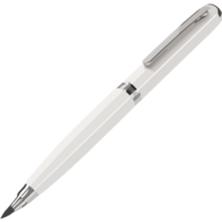 A white pen with a black tip on a black background png