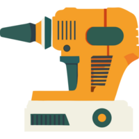 A drill is shown on a black background png