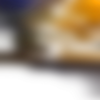 Gradual blending transitions shapes into a smooth continuous gradient png
