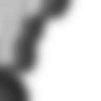 Shapes dissolve into a continuous transparent gradient through gradual blending png