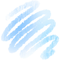 Illustration Of Rugged Blue Brush Strokes Transitioning Into A Smooth Fading Gradient png