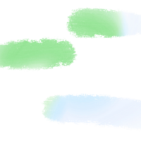 Bold Green And Blue Gradient Brush Strokes In A Rough Grunge Style Illustration png