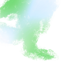 Rugged Green Gradient Brush Strokes Merging Into Raw Grunge Inspired Edges png