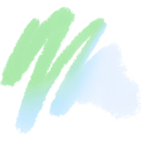 Beautiful Green Gradient Strokes With Soft Transitions Into Bold Grunge Marks png