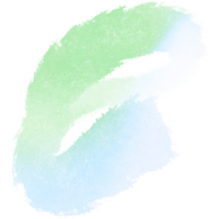 Lovely Green Gradient Strokes With Soft Transitions Into Rough Grunge Effects png