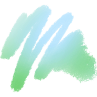 Beautiful Green Gradient Brush Strokes Blending Into Bold Rough Grunge Effects png