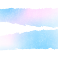 A Raw Pink Blue Gradient Stroke With Soft Transitions Into Textured Hand Drawn Grunge Effects png