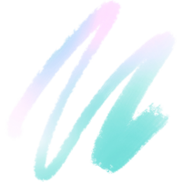 Green Pink Blue Gradient Brush Strokes With Soft Transitions Into Textured Gritty Grunge Details png