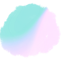 Beautiful Green Pink And Blue Gradient Brush Strokes Fading Into Textured Rough Grunge Edges png