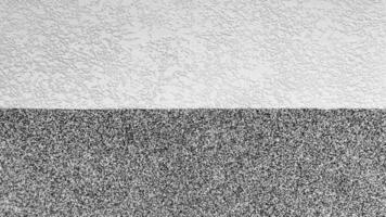 The texture of the grey decorative plaster in bark beetle style. photo
