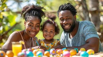Fun, family home with love, support and laughing with parents and kid. photo