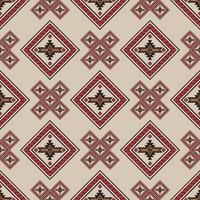 Aztec western geometric square pattern. Aztec southwestern geometric shape seamless pattern. Ethnic geometric pattern use for fabric, textile, home decoration elements, upholstery, wrapping. vector