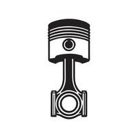 Piston icon illustration on white background vector