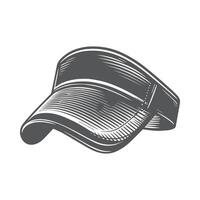Minimalist Fashion Baseball Cap with White Stripe vector