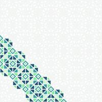Islamic Geometric Diagonal Pattern Design with Turquoise Theme Color vector
