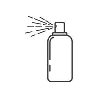 perfume bottle icon element design template vector