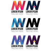 Unique Double N Logo Design Featuring Bold Initials for Professional Branding and Marketing Solutions vector