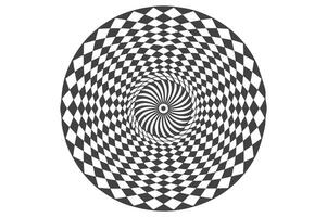 Mesmerizing Optical Illusion Patterns for Digital Art vector