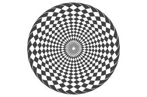 Hypnotic Seamless Patterns with Optical Illusion Effects vector