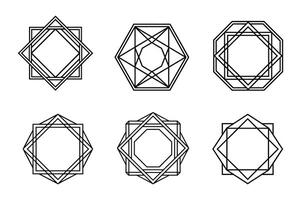 elegante marcos para web diseño vector