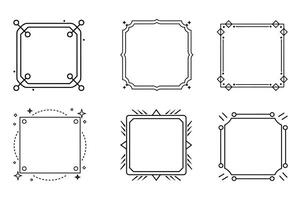 Versatile Border, Frame, Shape, and Background Templates vector