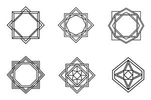 Abstract Shapes for Contemporary Design vector
