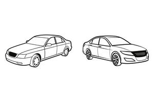 High Quality Sedan Car Graphic Versatile and Resizable Digital Image for Automotive Projects vector