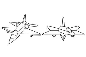 High Quality Jet Aircraft Graphic Versatile and Resizable Digital Image for Aviation Projects vector