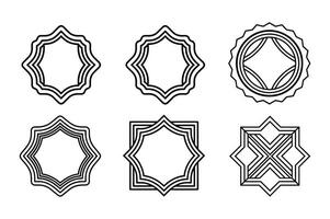 Editable Borders and Frames for Customization vector