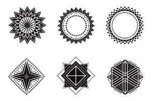 Editable Vintage Borders for Retro Projects vector
