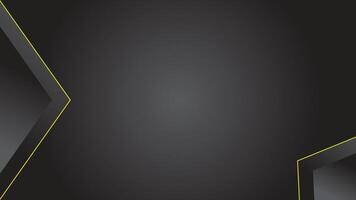 Abstract background design with a modern style, a combination of black and yellow vector